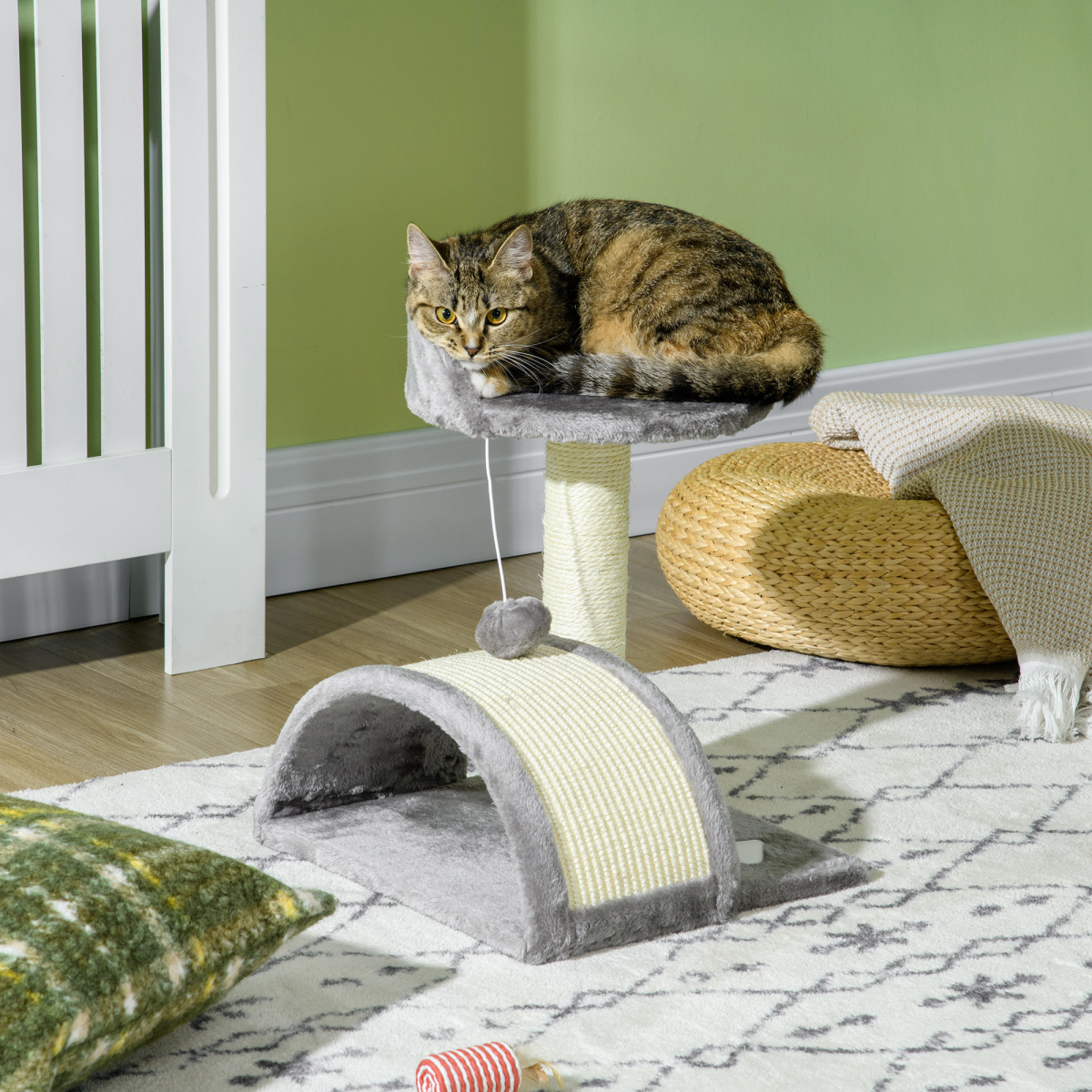 'Milo' Compact Cat Tree & Activity Hub