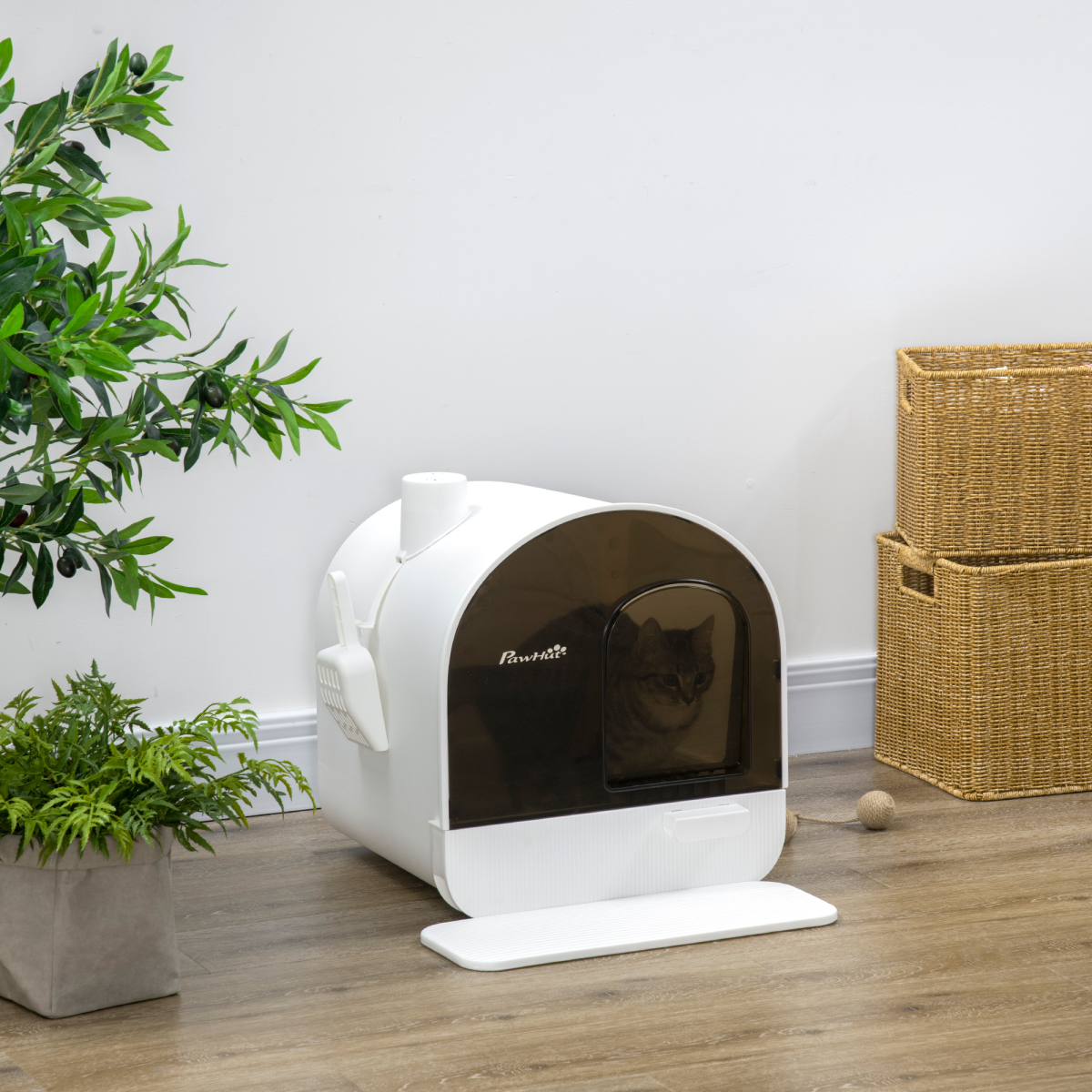 The 'Haven' Hooded Cat Litter Station with Odour Filter