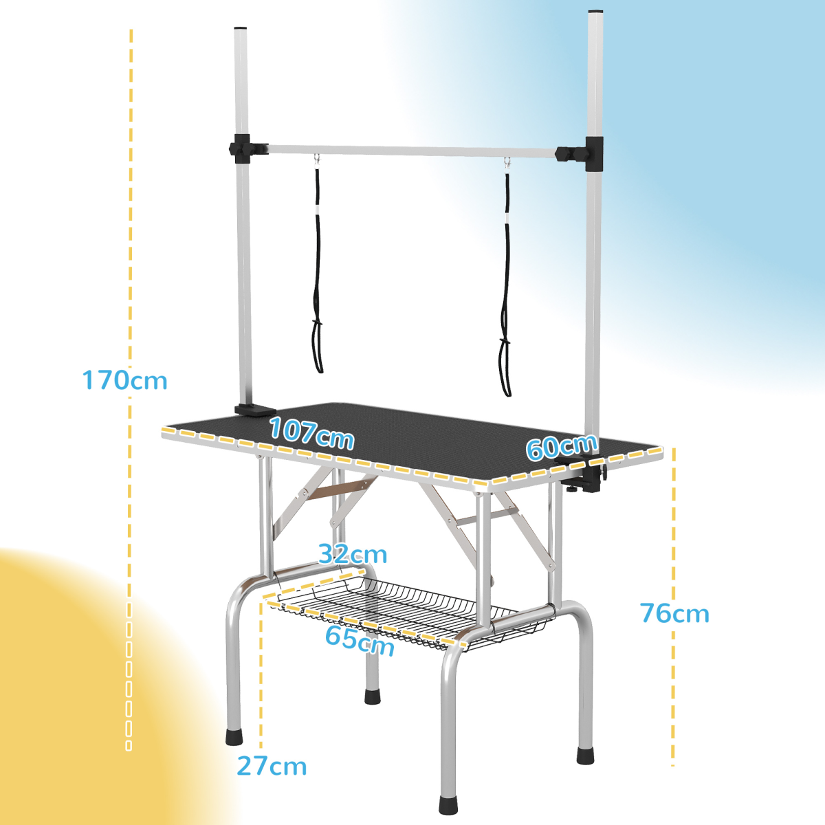 The 'Studio' Adjustable Home Dog Grooming Table