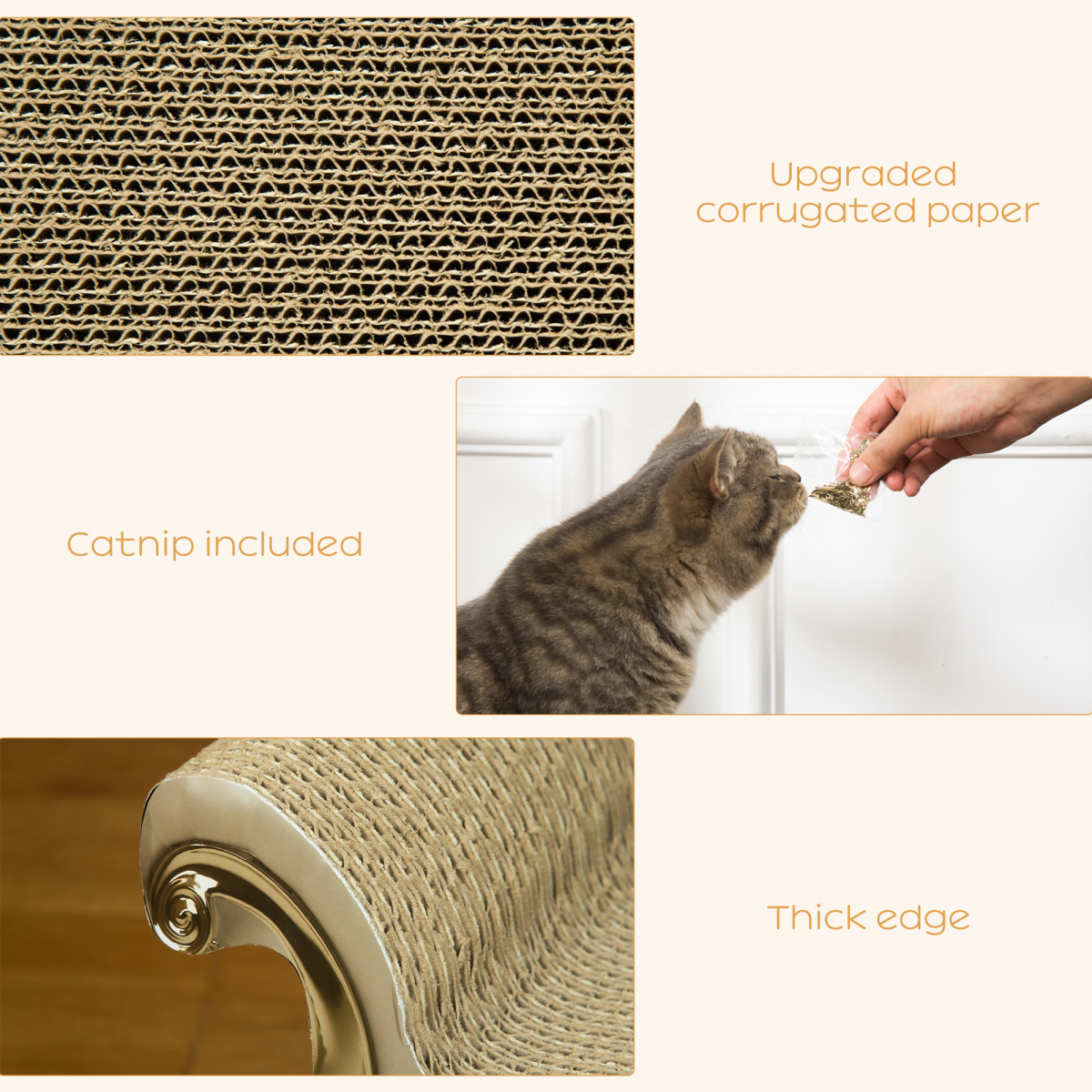 The 'Chesterfield' Retro Cat Scratcher Sofa with Catnip