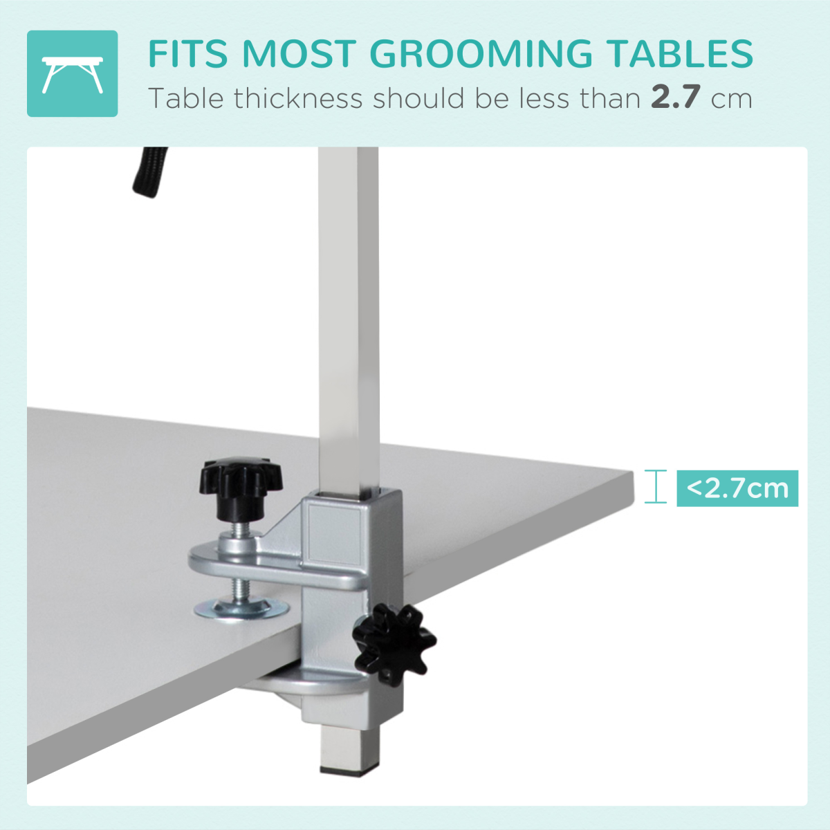The Professional Stainless Steel Home Grooming Support Arm