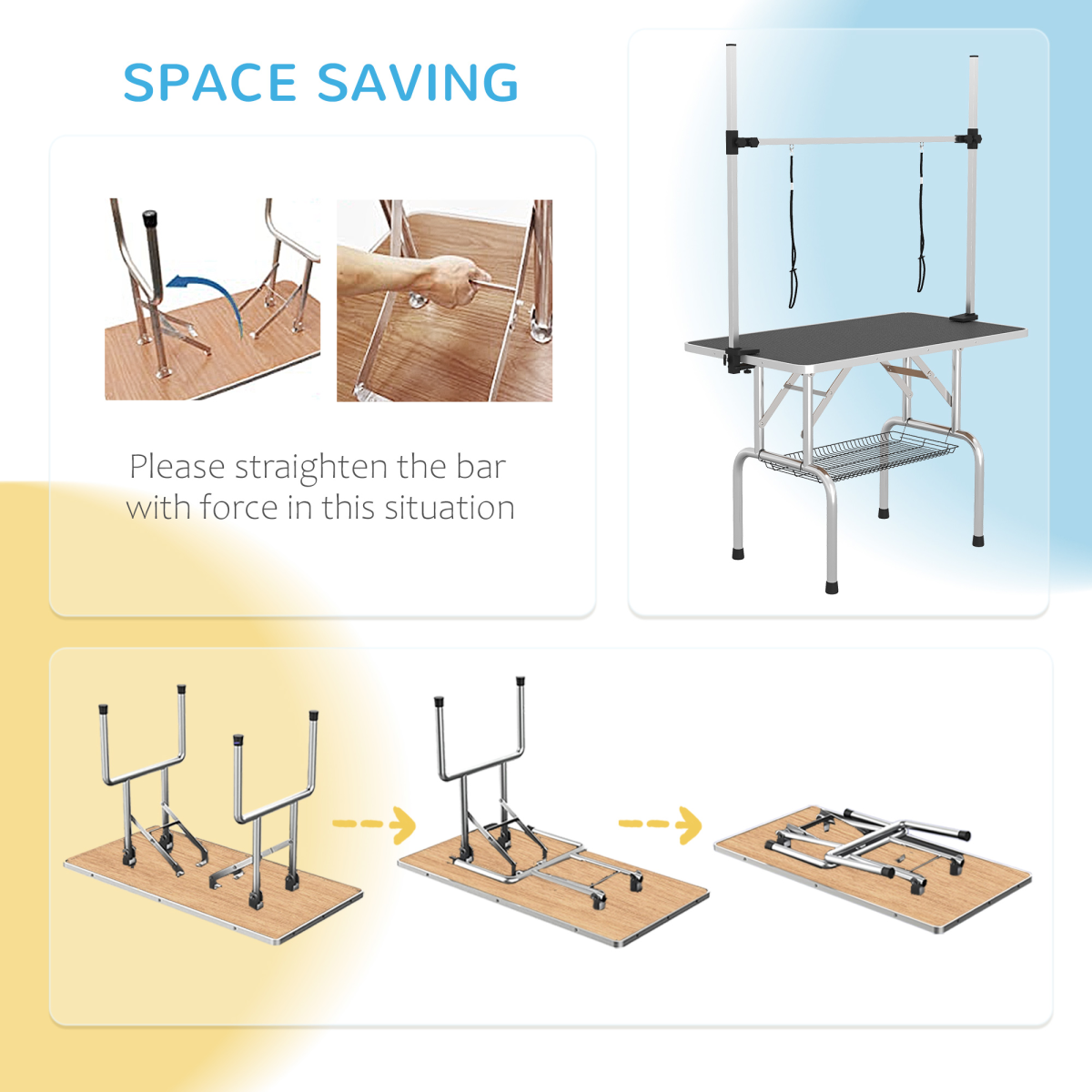 The 'Studio' Adjustable Home Dog Grooming Table