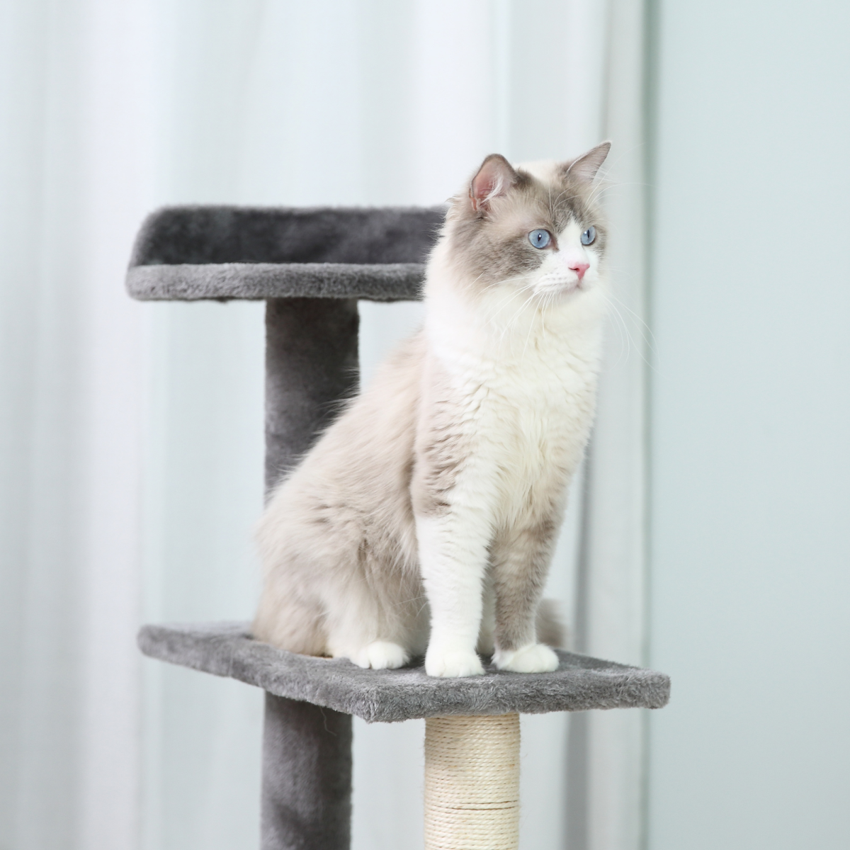 The 'Aria' Multi-Level Spiral Cat Tree (99cm)