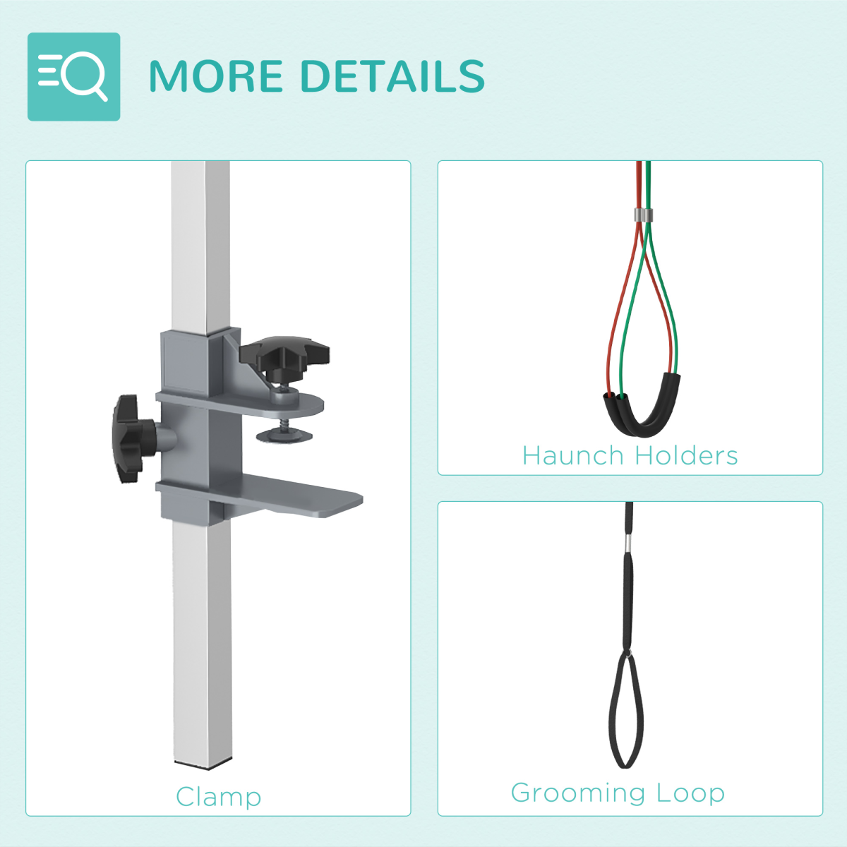 The Professional Stainless Steel Home Grooming Support Arm