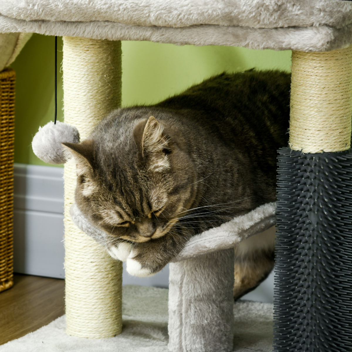 The 'Glow' Cat Tree with Integrated Self-Groomer