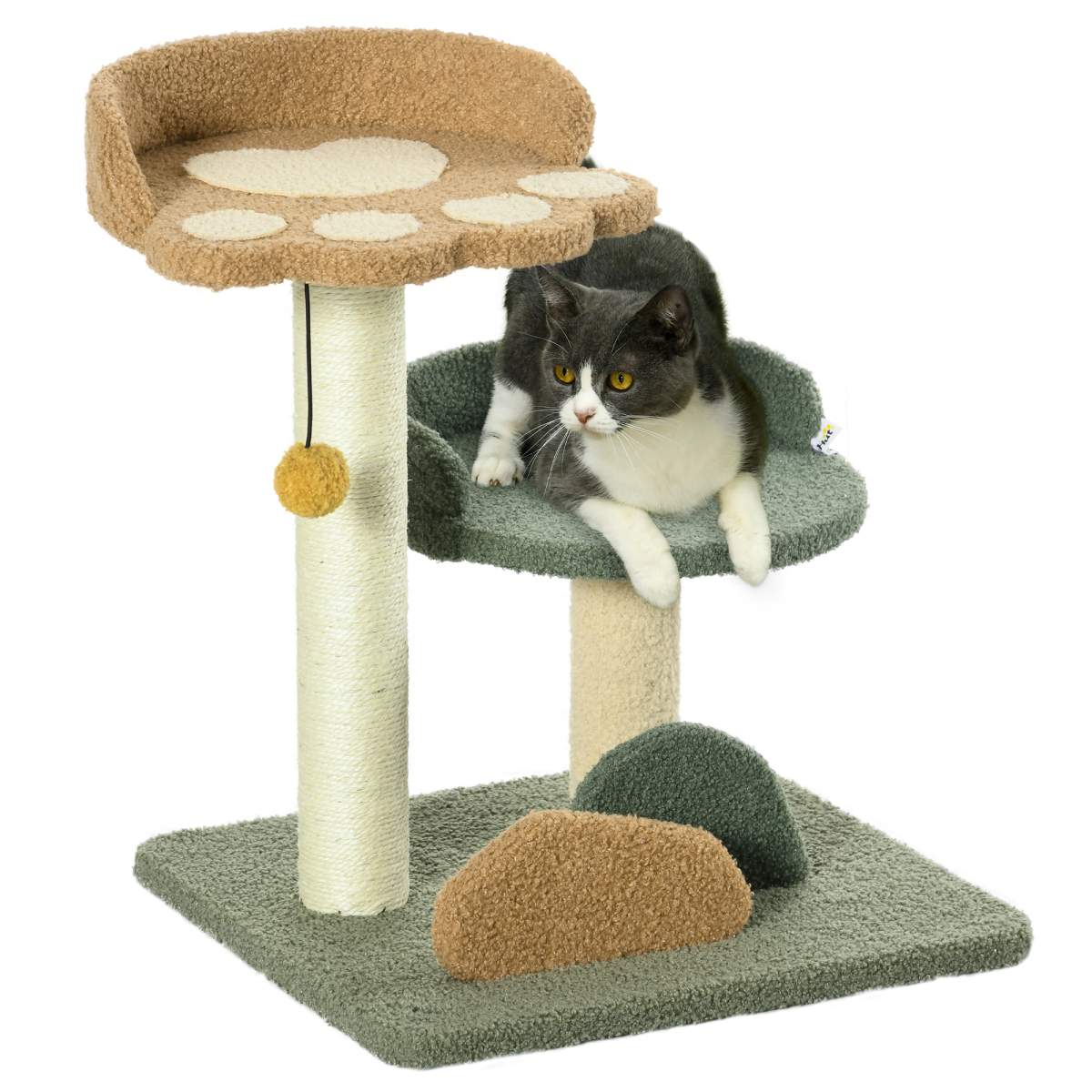The 'Opulence' Double Velvet Bed Cat Tree (52cm)