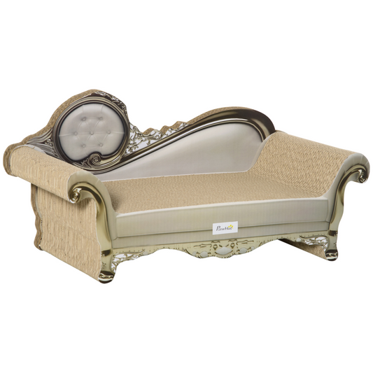 The 'Chesterfield' Retro Cat Scratcher Sofa with Catnip